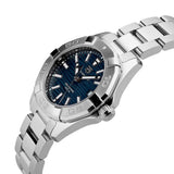  Shop Authentic Tag Heuer Aquaracer Blue Dial Silver Steel Strap Watch for Women - WBD131D.BA0748 - Luxxuri