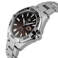  Shop Authentic Tag Heuer Aquaracer Calibre 5 Automatic Sunray Brown Dial Silver Steel Strap Watch for Men - WAY2018.BA0927 - Luxxuri