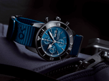  Shop Authentic Breitling Superocean Heritage Chronograph 44 Outerknown Blue Dial Blue NATO Strap Watch for Men - M133132A1C1W1 - Luxxuri