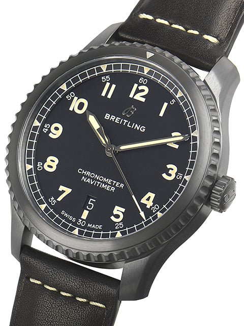  Shop Authentic Breitling Navitimer 8 Automatic Chronometer Black Dial Mens Watch - M17314101B1X1 - Luxxuri