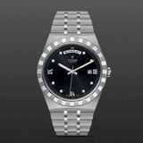  Shop Authentic Tudor Royal Automatic Diamonds Black Dial Silver Steel Strap Watch for Men - M28600-0004 - Luxxuri