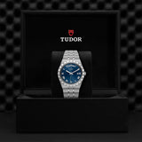  Shop Authentic Tudor Royal Automatic Blue Dial Silver Steel Strap Watch for Men - M28600-0005 - Luxxuri