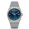  Shop Authentic Tudor Royal Automatic Diamonds Blue Dial Silver Steel Strap Watch for Men - M28600-0006 - Luxxuri