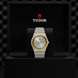  Shop Authentic Tudor Royal Automatic Silver Dial Two Tone Steel Strap Watch for Men - M28603-0001 - Luxxuri