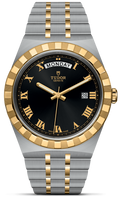 Tudor Royal Automatic Black Dial Two Tone Steel Strap Watch for Men - M28603-0003