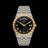 Shop Authentic Tudor Royal Automatic Black Dial Two Tone Steel Strap Watch for Men - M28603-0003 - Luxxuri