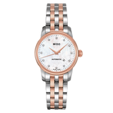  Shop Authentic Mido Baroncelli III Automatic Mother of Pearl White Dial Two Tone Steel Strap Watch For Women - M7600.9.69.1 - Luxxuri