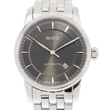  Shop Authentic Mido Baroncelli III Automatic Grey Dial Silver Steel Strap Watch For Women - M7600.4.13.1 - Luxxuri