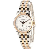  Shop Authentic Mido Baroncelli III Automatic White Dial Two Tone Steel Strap Watch For Women - M7600.9.N6.1 - Luxxuri