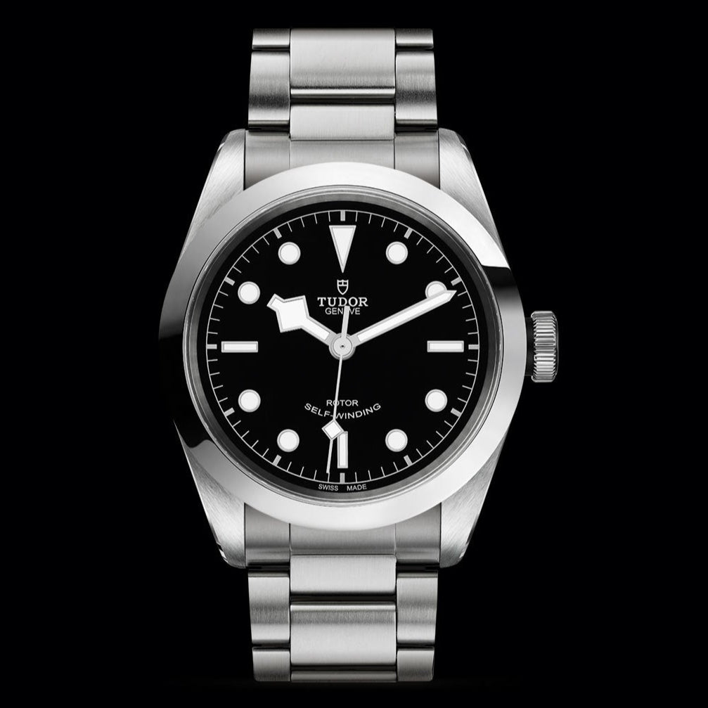  Shop Authentic Tudor Black Bay Automatic Black Dial Silver Steel Strap Watch for Men - M79540-0001 - Luxxuri