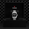  Shop Authentic Tudor Black Bay Automatic Black Dial Silver Steel Strap Watch for Men - M79540-0001 - Luxxuri