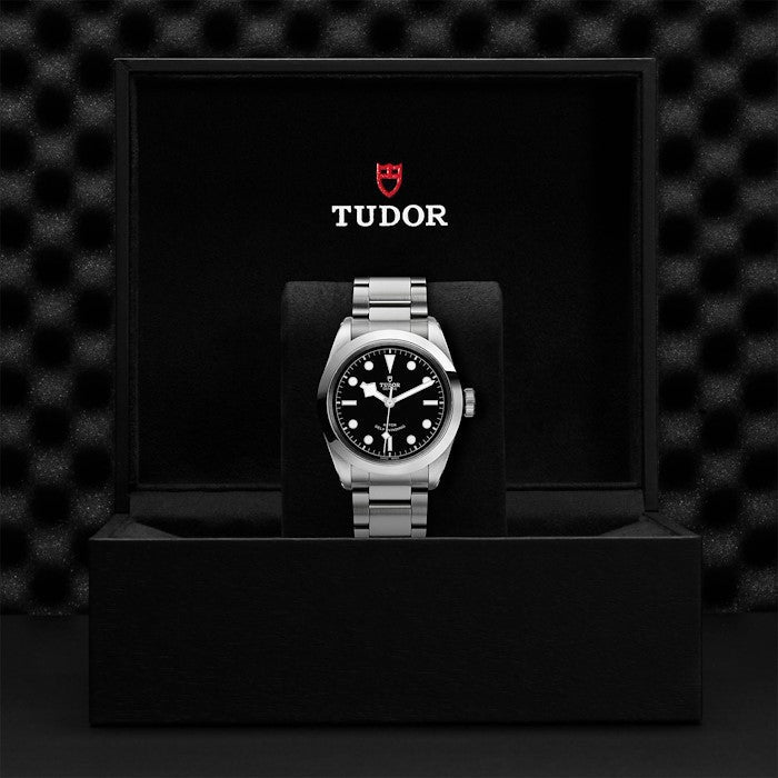  Shop Authentic Tudor Black Bay Automatic Black Dial Silver Steel Strap Watch for Men - M79540-0001 - Luxxuri