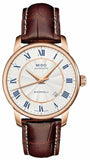  Shop Authentic Mido Baroncelli III Automatic Silver Dial Brown Leather Strap Watch For Men - M8600.2.21.8 - Luxxuri