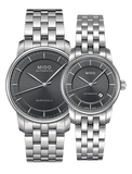  Shop Authentic Mido Baroncelli III Automatic Grey Dial Silver Steel Strap Watch For Women - M7600.4.13.1 - Luxxuri