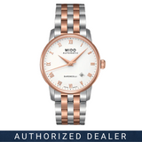  Shop Authentic Mido Baroncelli Automatic White Dial Two Tone Steel Strap Watch For Women - M8600.9.N6.1 - Luxxuri