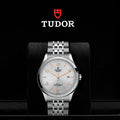 Tudor 1926 Automatic Diamonds Silver Dial Silver Steel Strap Watch for Men - M91650-0003