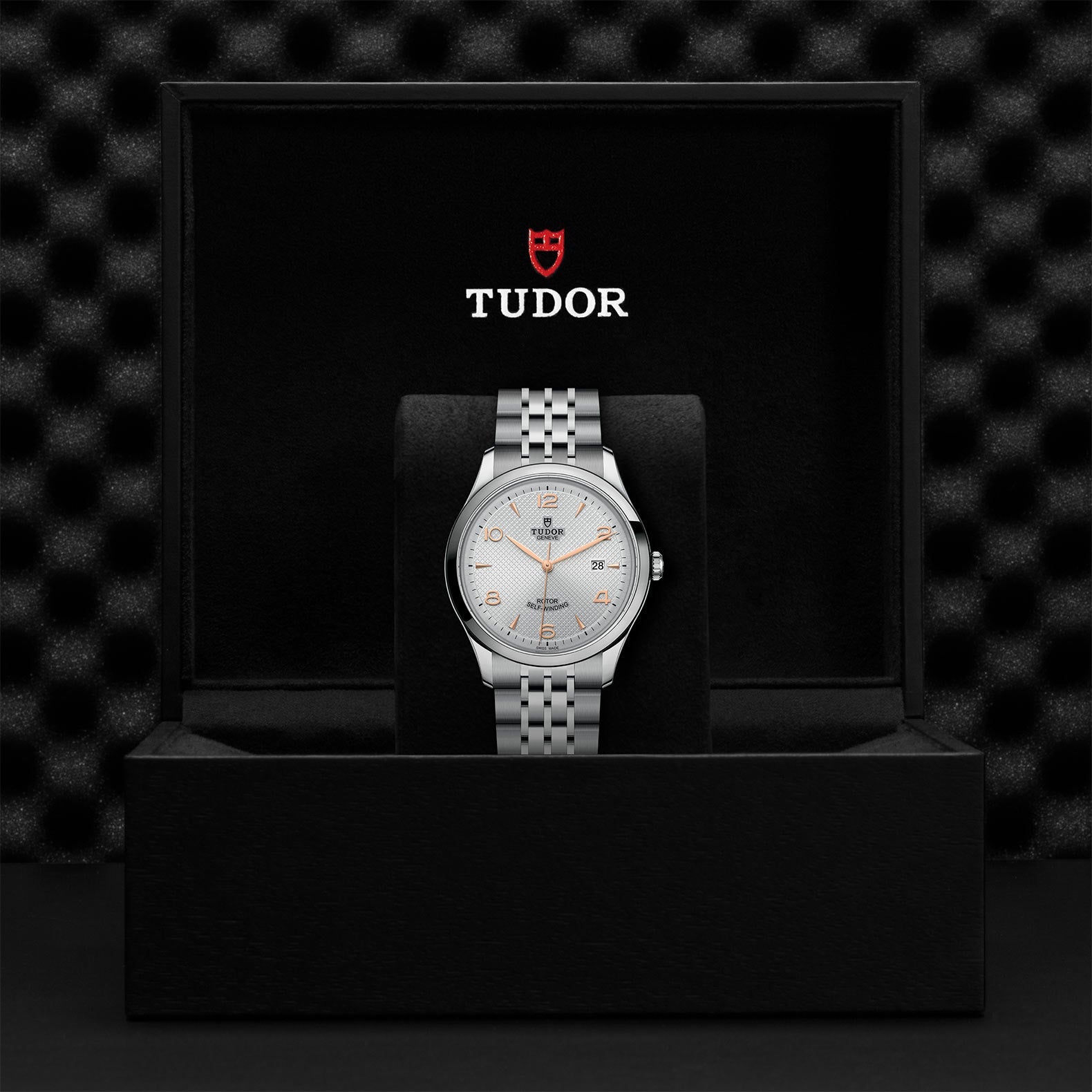  Shop Authentic Tudor 1926 Automatic Silver Dial Silver Steel Strap Watch for Men - M91650-0001 - Luxxuri