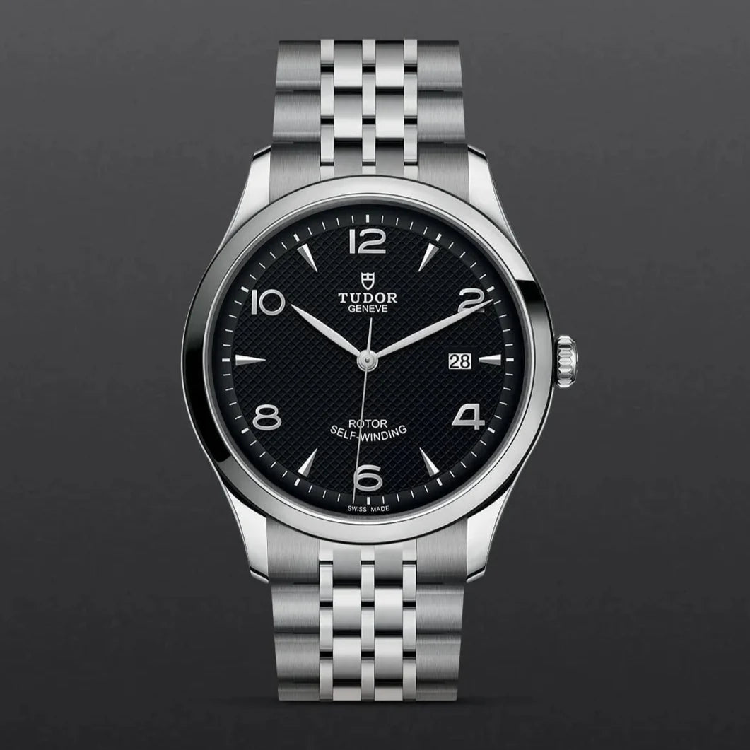  Shop Authentic Tudor 1926 Automatic Black Dial Silver Steel Strap Watch for Men - M91650-0002 - Luxxuri