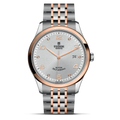Tudor 1926 Automatic Diamonds Silver Dial Two Tone Steel Strap Watch for Men - M91651-0002