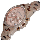  Shop Authentic Marc Jacobs Henry Chronograph Rose Gold Dial Rose Gold Steel Strap Watch for Women - MBM3118 - Luxxuri