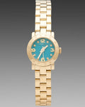  Shop Authentic Marc Jacobs Amy Dinky Blue Dial Gold Steel Strap Watch for Women - MBM3229 - Luxxuri