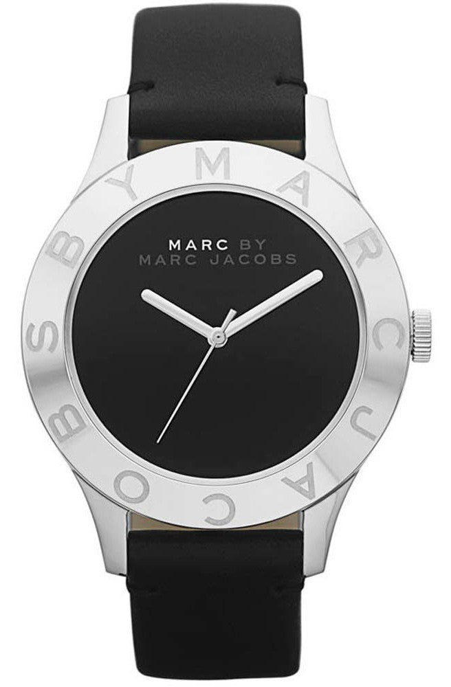  Shop Authentic Marc Jacobs Blade Black Dial Black Leather Strap Watch for Women - MBM1205 - Luxxuri