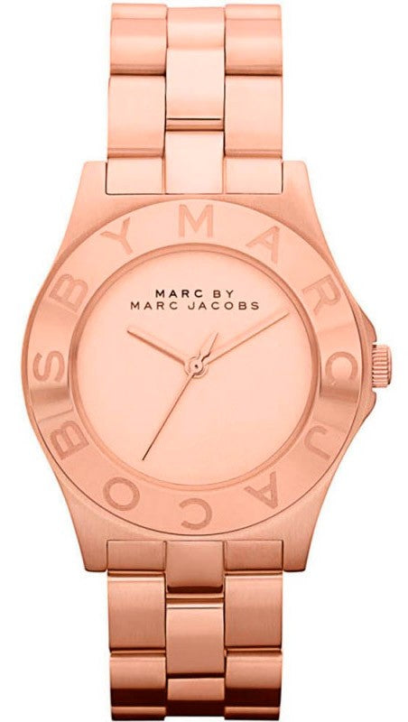  Shop Authentic Marc Jacobs Blade Rose Gold Dial Rose Gold Steel Strap Watch for Women - MBM3127 - Luxxuri