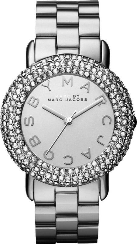  Shop Authentic Marc Jacobs Marci Silver Dial Silver Steel Strap Watch for Women - MBM3190 - Luxxuri