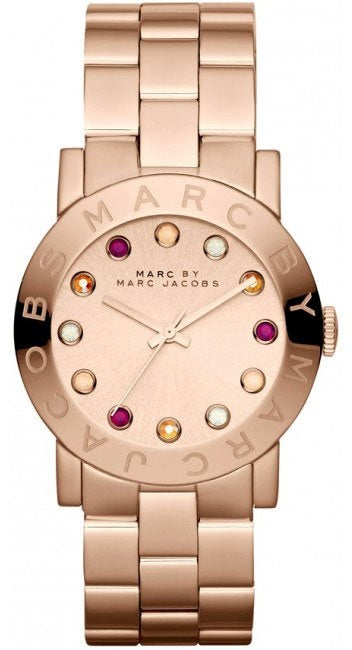  Shop Authentic Marc Jacobs Amy Dexter Rose Gold Dial Rose Gold Steel Strap Watch for Women - MBM3216 - Luxxuri