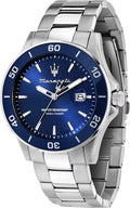  Shop Authentic Maserati Competizione Quartz Blue Dial Silver Steel Strap Watch For Men - R8853100036 - Luxxuri