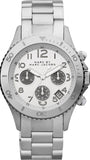  Shop Authentic Marc Jacobs Marc Chronograph Silver Dial Silver Steel Strap Watch for Men - MBM3155 - Luxxuri