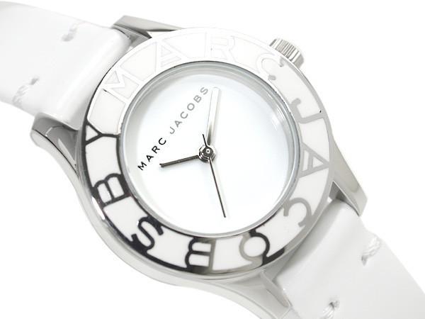  Shop Authentic Marc Jacobs Blade White Dial White Leather Strap Watch for Women - MBM1097 - Luxxuri