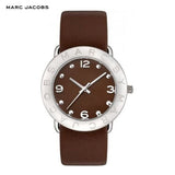  Shop Authentic Marc Jacobs Amy Brown Dial Brown Leather Strap Watch for Women - MBM1139 - Luxxuri
