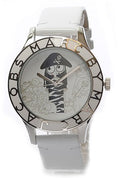  Shop Authentic Marc Jacobs Miss Marc Pirate White Dial White Leather Strap Watch for Women - MBM1146 - Luxxuri