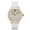  Shop Authentic Marc Jacobs Lidia Stripe White Dial White Leather Strap Watch for Women - MBM1164 - Luxxuri