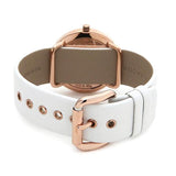  Shop Authentic Marc Jacobs Amy White Dial White Leather Strap Watch for Women - MBM1180 - Luxxuri