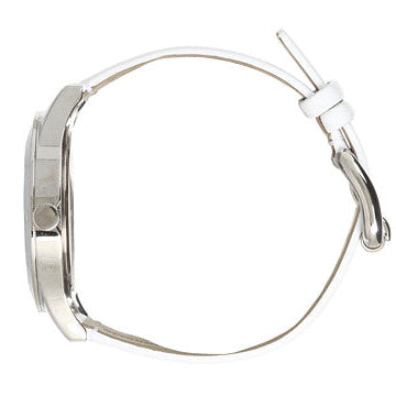  Shop Authentic Marc Jacobs Blade White Dial White Leather Strap Watch for Women - MBM1200 - Luxxuri