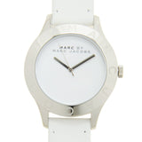  Shop Authentic Marc Jacobs Blade White Dial White Leather Strap Watch for Women - MBM1200 - Luxxuri