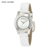  Shop Authentic Marc Jacobs Blade White Dial White Leather Strap Watch for Women - MBM1200 - Luxxuri