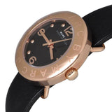  Shop Authentic Marc Jacobs Amy Black Dial Black Leather Strap Watch for Women - MBM1225 - Luxxuri