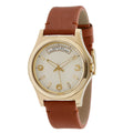  Shop Authentic Marc Jacobs Baby Dave White Dial Brown Leather Strap Watch for Women - MBM1261 - Luxxuri