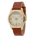  Shop Authentic Marc Jacobs Baby Dave White Dial Brown Leather Strap Watch for Women - MBM1261 - Luxxuri