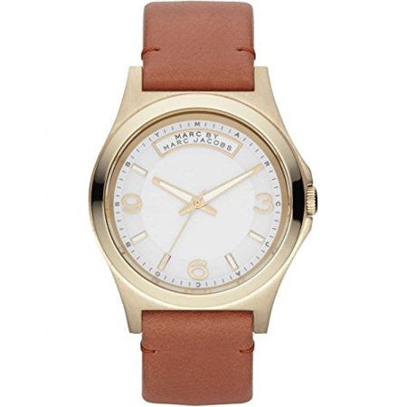  Shop Authentic Marc Jacobs Baby Dave White Dial Brown Leather Strap Watch for Women - MBM1261 - Luxxuri