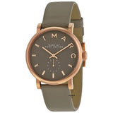  Shop Authentic Marc Jacobs Baker Grey Dial Grey Leather Strap Watch for Women - MBM1266 - Luxxuri