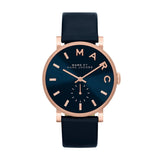  Shop Authentic Marc Jacobs Baker Navy Blue Dial Blue Leather Strap Watch for Women - MBM1331 - Luxxuri