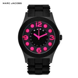  Shop Authentic Marc Jacobs Pelly Black Dial Black Silicone Strap Watch for Women - MBM2529 - Luxxuri