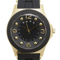 Marc Jacobs Pelly Black Dial Black Silicone Strap Watch for Women - MBM2540