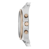  Shop Authentic Marc Jacobs Henry Chronograph Silver Dial Two Tone Steel Strap Watch for Women - MBM3106 - Luxxuri