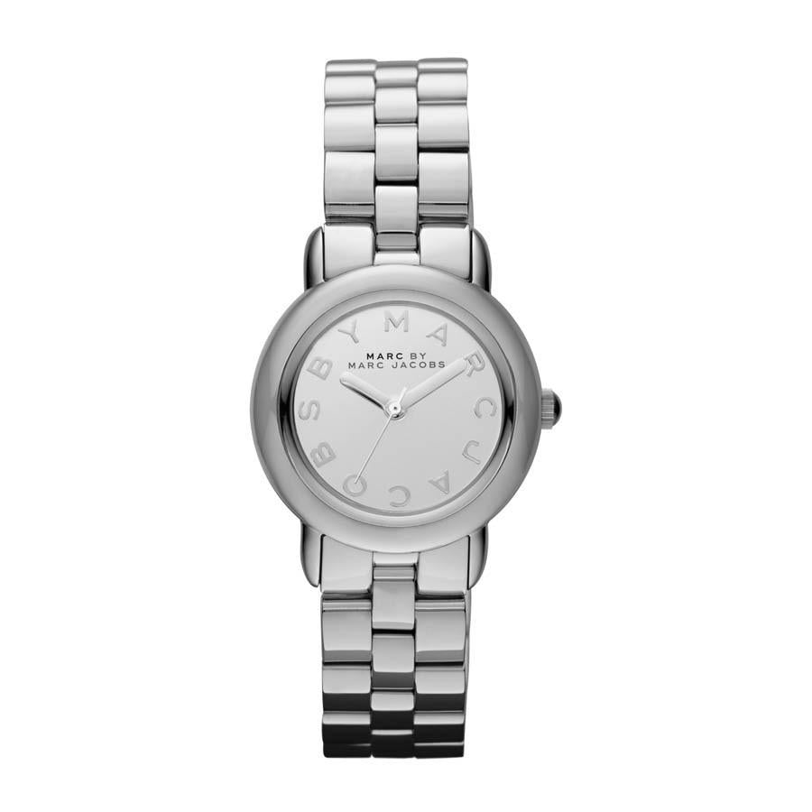  Shop Authentic Marc Jacobs Marc Silver Dial Silver Steel Strap Watch for Women - MBM3173 - Luxxuri
