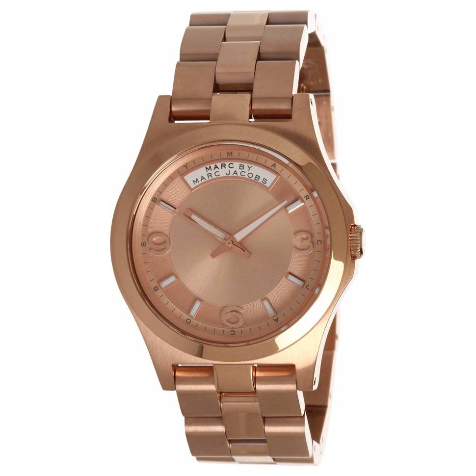  Shop Authentic Marc Jacobs Baby Dave Rose Gold Dial Rose Gold Steel Strap Watch for Women - MBM3235 - Luxxuri